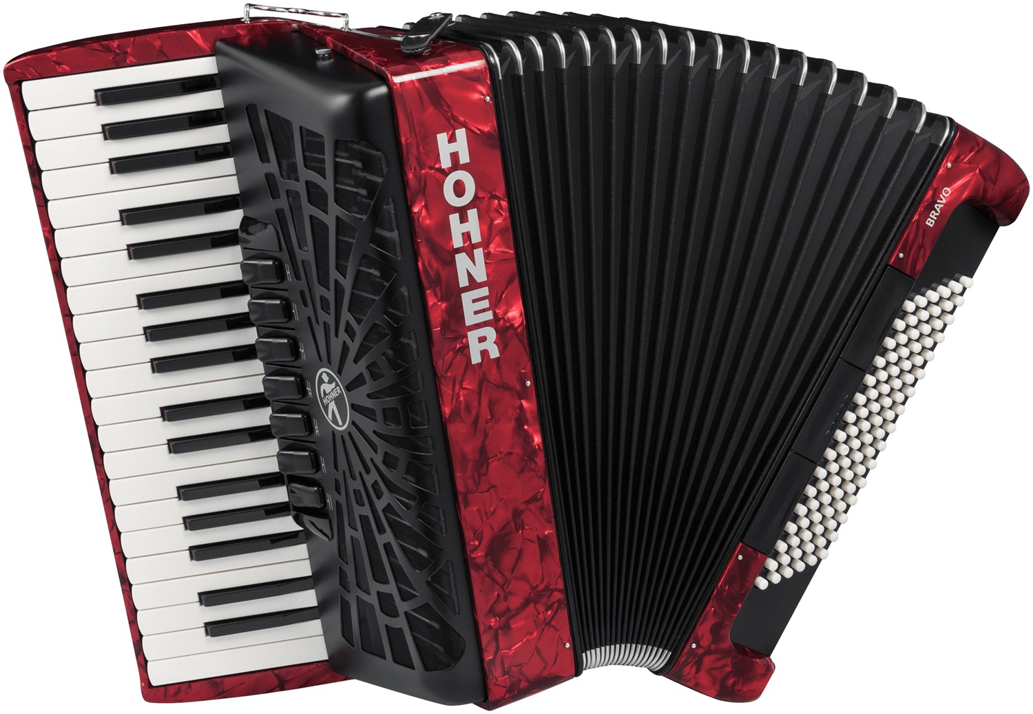 Hohner Bravo III 96 RD Silent Key