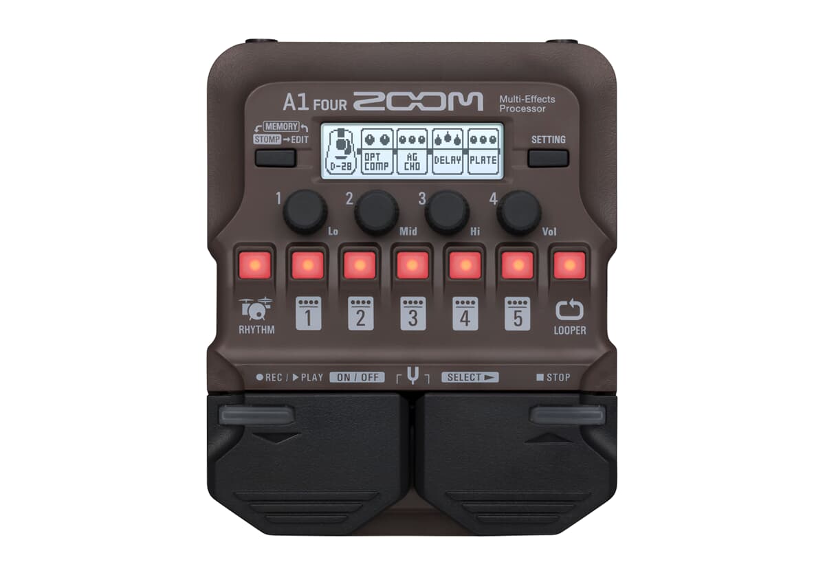 Zoom A1 FOUR Acoustic FX Pedal 