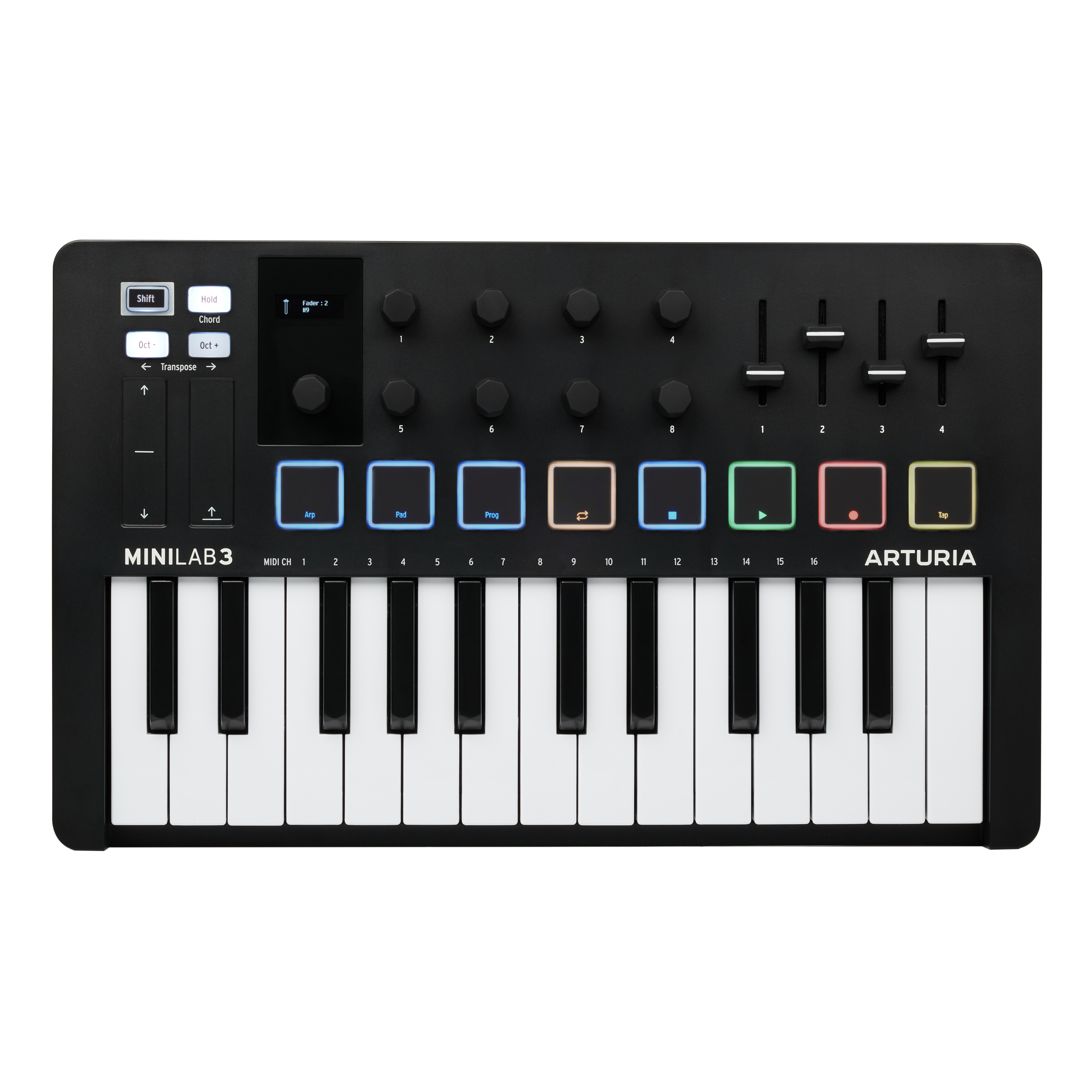 Arturia MiniLab 3 Schwarz